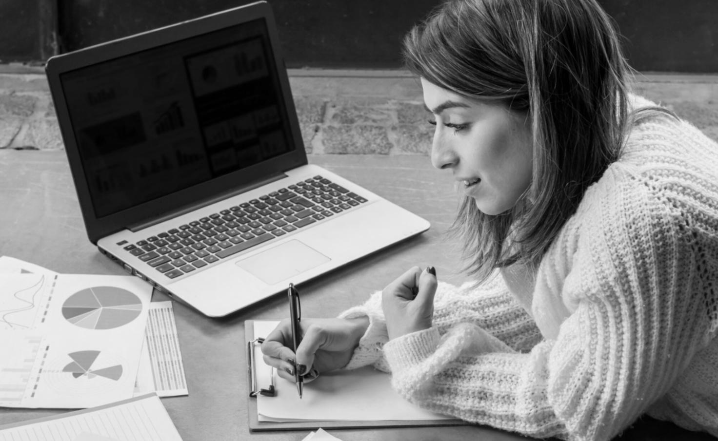 Financial planning workshop with diverse group of international students